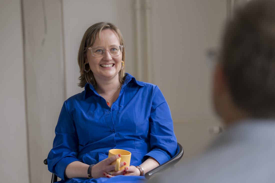 Anne Sendatzki im Gespräch